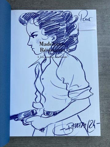 Madeleine, Résistante T3 + Sérigraphie + dédicace - C - 1, Nieuw