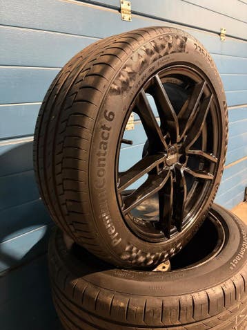 Volkswagen Tiguan / T-Roc 18 inch zomerset Dezent, Ophalen, 18 inch, Gebruikt, Banden en Velgen