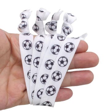 Armband Voetbal oranje of zwart/wit, Verzenden, Nieuw, Elastiek, Met bedels of kralen