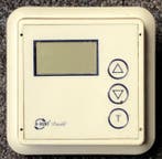 Goede gebruikte R-Vent Pascalle inbouw bediening met LCD, Doe-het-zelf en Verbouw, Ventilatie en Afzuiging, Ophalen of Verzenden