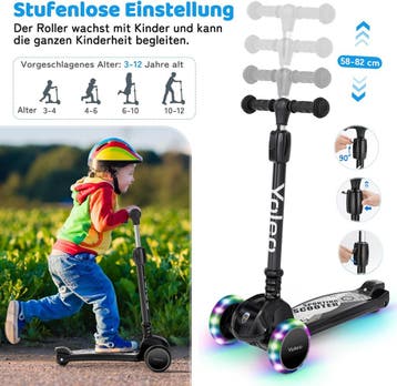 Kinderstep - 3 wielen - Kinder step jongens - LED Wielen - V, Verzenden