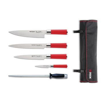 Dick Red Spirit 5-delige messenset met foedraal, Verzenden, Nieuw