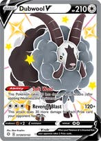 Dubwool V sv120/sv122 shining fates, Ophalen of Verzenden, Nieuw, Losse kaart, Foil