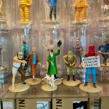 Kuifje beelden van kunsthars en PVC- Guust, Asterix &amp; Obelix, Verzamelen, Stripfiguren, Ophalen of Verzenden, Kuifje, Nieuw