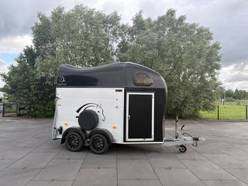 Cheval Liberte 2-paards met zadelkamer en reservewiel ALU, Ophalen, Gebruikt, Aluminium, 2-paards trailer
