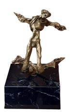 Salvador Dali (1904-1989) - sculptuur, Tritone Alato - 23 cm, Antiek en Kunst