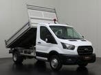Ford Transit 2.0TDCi 170PK Kipper Dubbellucht | 3500Kg Trekh, Stof, Gebruikt, Euro 6, Wit