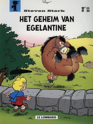 Steven Sterk - Het geheim van Egelantine - Peyo, Verzenden, Gelezen