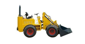 Goedkoop een Mini kniklader huren vanaf €70,- per dag
