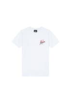 Malelions Junior Split T-Shirt Wit / Rood-104, Verzenden, Nieuw, Wit