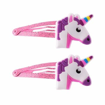 Fako Fashion - Haarspeldjes Glitter Eenhoorn / Unicorn -, Verzenden, Nieuw