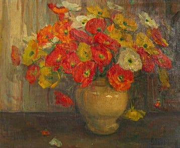 Hubert Glansdorff (1877-1963) - Fleurs au vase