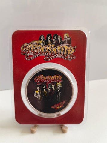 Niue. 2 Dollars 2023, Aerosmith, 1 Oz .999 Silver (Zonder