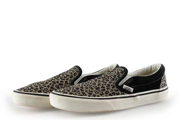 Vans Instappers in maat 36½ Panter, Overige kleuren, Verzenden, Instappers, Zo goed als nieuw