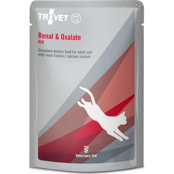 Trovet Renal & Oxalate RID kat natvoer 12x85gr zakjes, Verzenden, Nieuw