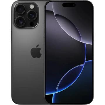Refurbished iPhone 16 Pro Max 512GB Titanium Zwart, Verzenden, Nieuw