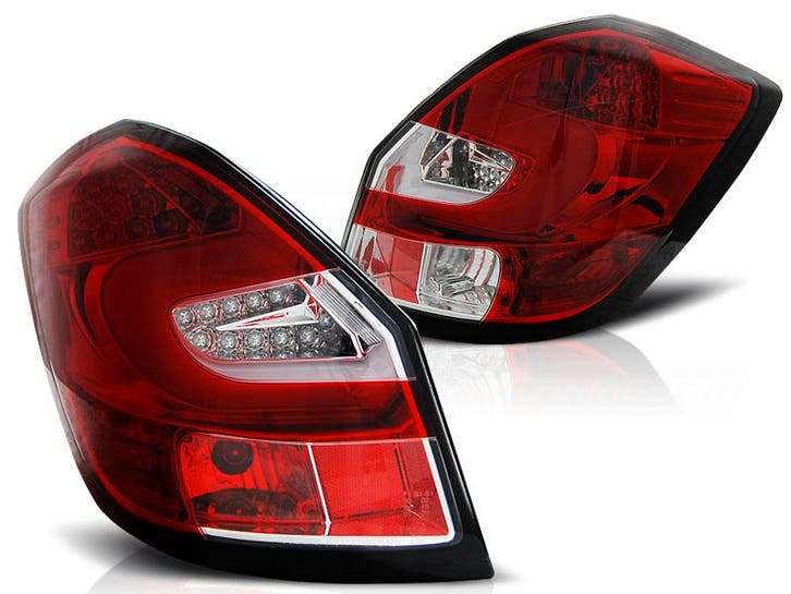 Achterlichten Skoda Fabia II 5 deurs 2007-2010 LED, Auto-onderdelen, Overige Auto-onderdelen, Ophalen of Verzenden