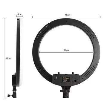18 Inch 45 cm RGB Ringlicht met Statief Dimbaar, Verzenden, Nieuw