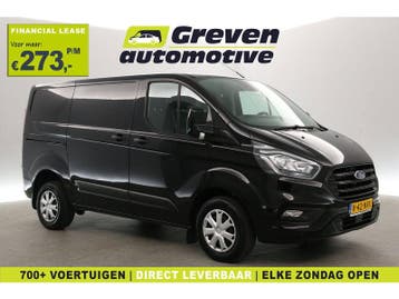 Ford Transit Custom 2.0 TDCI L1H1 | Airco | Cruise |, Euro 6, Zwart, Nieuw, Ford