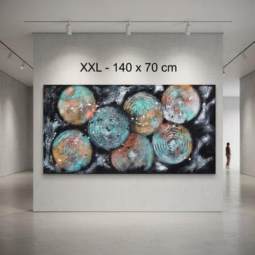 Monika Spiewak - Abstract - Oil Painting Stretched On The