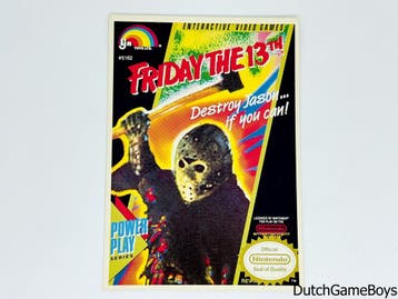 Nintendo NES - Friday The 13th - Store Display Card - USA, Verzenden, Gebruikt