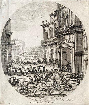 Jacques Callot (1592-1635) - Il massacro degli innocenti -
