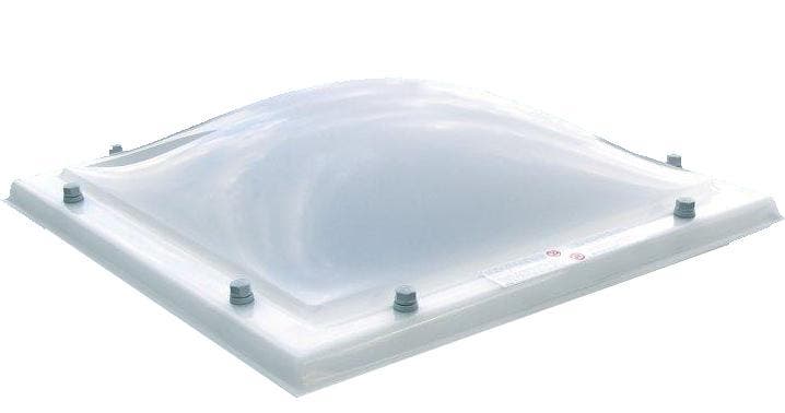 Lichtkoepel bolvormig driewandig acrylaat dagmaat 130X130 cm, Doe-het-zelf en Verbouw, Glas en Ramen, Verzenden