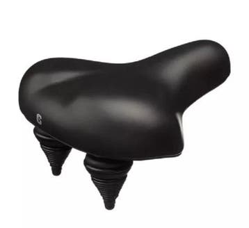 Fietszadel Selle Comfort Retro Medium - Zwart, Verzenden, Nieuw