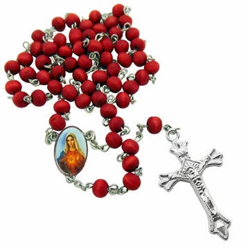 Fako Bijoux - Ketting - Rozenkrans - Maagd Maria -, Sieraden, Tassen en Uiterlijk, Kettingen, Verzenden, Nieuw
