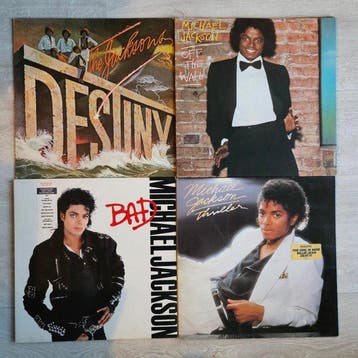 Michael Jackson, Jacksons - 4x Albums - LP albums (meerdere, Nieuw in verpakking