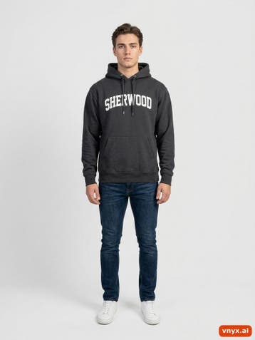 Port & Company Hoodies Heren maat S Charcoal Vintage, Ophalen of Verzenden, Nieuw
