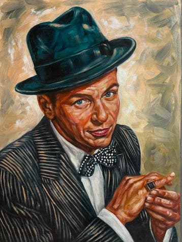Nguyn V.L (1993) - Francis Albert Sinatra 80 60 cm - No