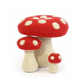 Paddenstoelen Haken - Haakpret Anja Toonen - Haakpatroon, Hobby en Vrije tijd, Breien en Haken, Ophalen of Verzenden, Nieuw