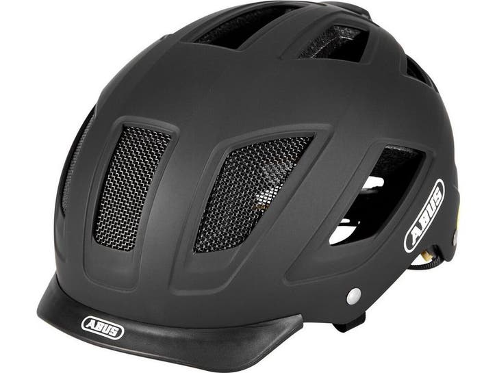 Abus Hyban 2.0 MIPS - Fietshelm - LED-achterlicht - Velvet, Fietsen en Brommers, Fietsaccessoires | Fietshelmen, Zo goed als nieuw