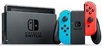 Nintendo Switch 32GB [incl. controller roodblauw] zwart, Verzenden, Gebruikt