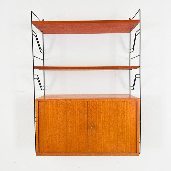 Stellingkast - Teak, Antiek en Kunst, Kunst | Designobjecten