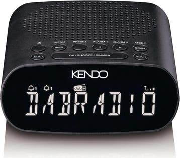 Wekkerradio met DAB - Digitale wekker - Alarmklok - Zwart -, Witgoed en Apparatuur, Wekkers, Verzenden, Zo goed als nieuw