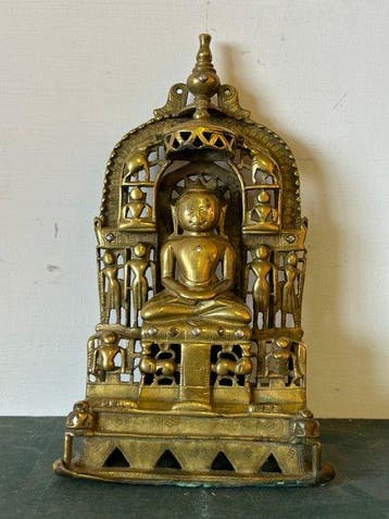 Figuur - Tempietto Giainista - Zilver, Brons, Koper