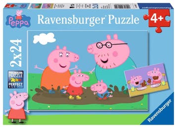 Peppa Pig 2X24 Stukjes, Ophalen of Verzenden, Nieuw