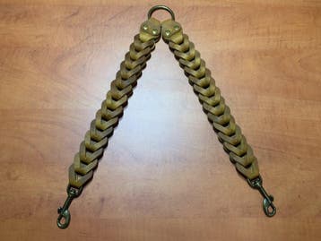 Leren duo honden riem Cognac, Ophalen of Verzenden, Nieuw