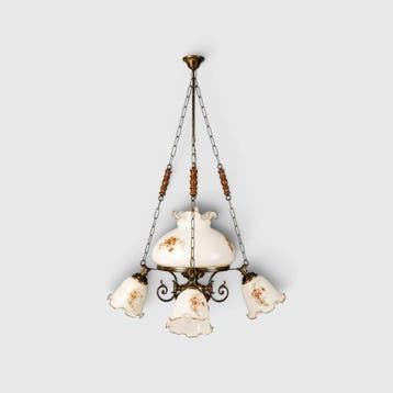 Decoratief ornament - België - hanglamp messing