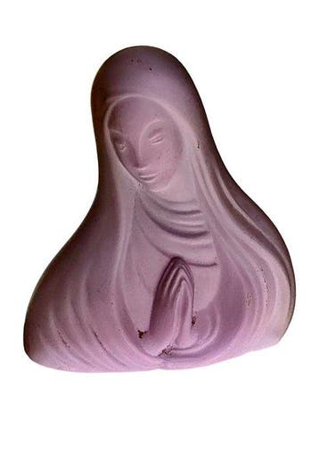 Figuur - Madonna che prega - Glas, Antiek en Kunst