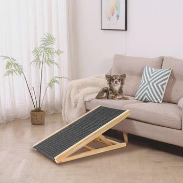 Verstelbare & Opvouwbare Hondentrap met Antislip Tapijt - Ve, Dieren en Toebehoren, Verzenden, Nieuw
