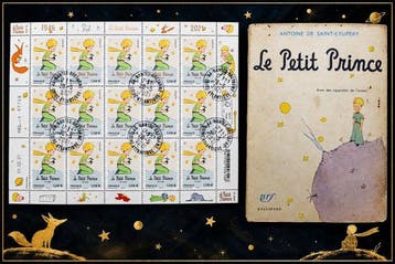 Antoine de Saint-Exupéry. - Le Petit Prince + Feuille avec