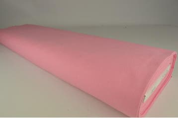 Lichtroze canvas stof  - Goedkoop op 10 of 30 meter rol, 120 cm of meer, Ophalen of Verzenden, Katoen, Roze