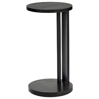 Serax Bijzettafel Hoog Beuken Zwart Aura - Nieuw in, Minder dan 55 cm, Nieuw, Ophalen of Verzenden, Overige vormen