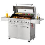 Barbecue / Gasgrill / BBQ Minnesota - 7-Pits - RVS - Incl. A, Verzenden, Nieuw
