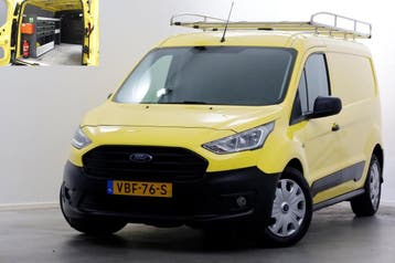 Ford Transit Connect 1.5 EcoBlue 100pk L2 Airco/Inrichting/I, Gebruikt, Euro 6, Geel, Dealer onderhouden