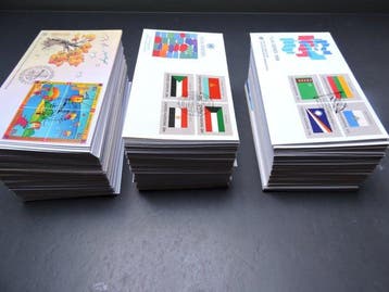 Verenigde Naties - New York 1970/2000 - grote set fdcs, Gestempeld