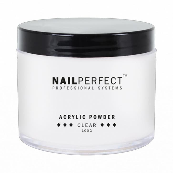 Nail Perfect  Basic Acrylic Powder  Clear  100 gr, Sieraden, Tassen en Uiterlijk, Uiterlijk | Haarverzorging, Nieuw, Verzenden